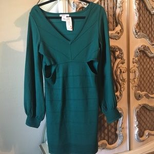 ARDEN B Cut- out Stretchy Sweater Dress NWT